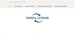 Desktop Screenshot of europa-catering.de