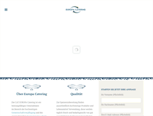 Tablet Screenshot of europa-catering.de